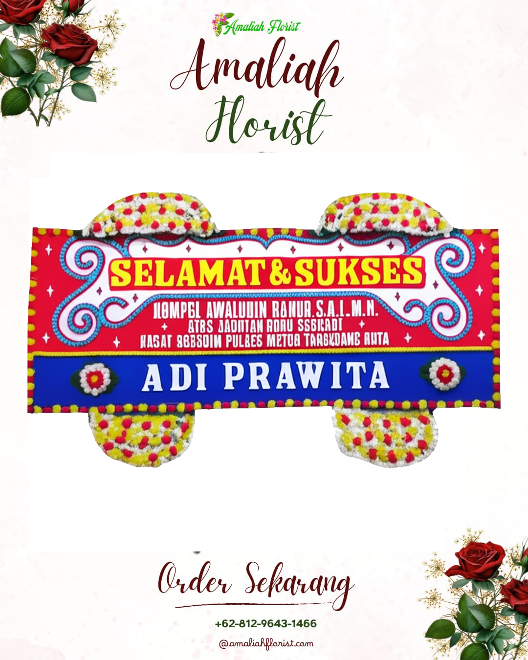 Papan Bunga Ucapan Selamat Pasuruan