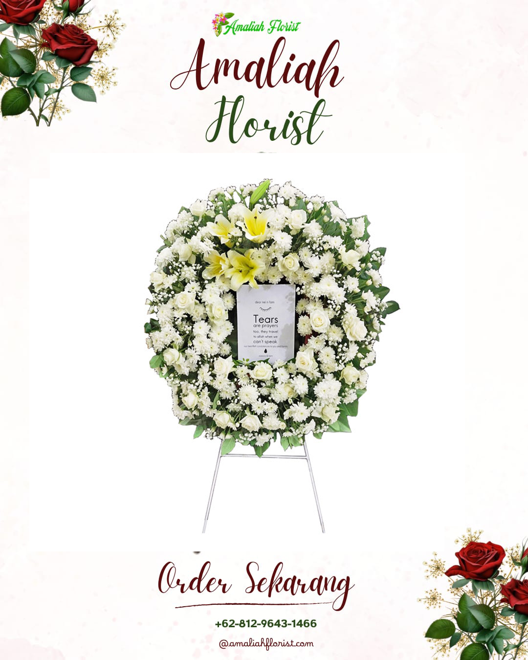 Krans Bunga Duka Pasuruan